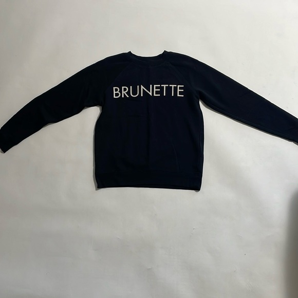 BRUNETTE THE LABEL “Brunette” crewneck - Picture 1 of 5